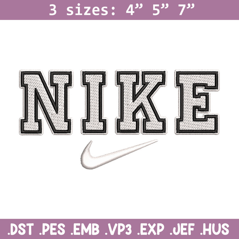 Nike black white embroidery design, Nike embroidery, Nike design,Embroidery file,Embroidery shirt,Digital download.jpg