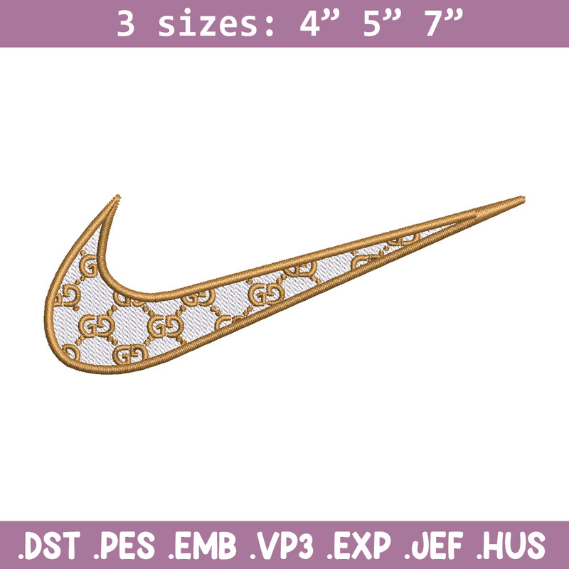 Nike brown embroidery design, Nike embroidery, Nike design, Embroidery shirt, Embroidery file, Digital download.jpg