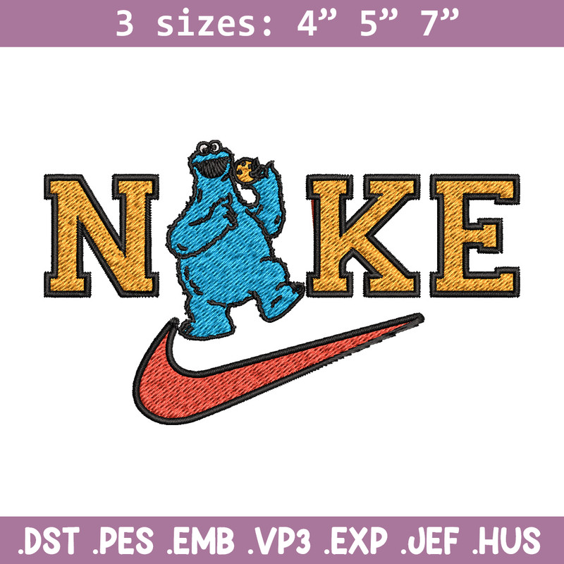Nike green cartoon Embroidery Design, Nike Embroidery, Brand Embroidery, Embroidery File, Logo shirt, Digital download.jpg