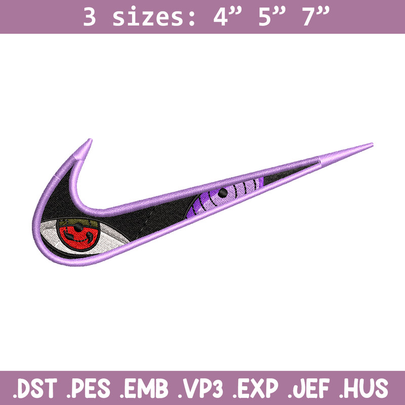 Sharingan Nike embroidery design, Naruto embroidery, Nike design, anime design, anime shirt, Digital download.jpg