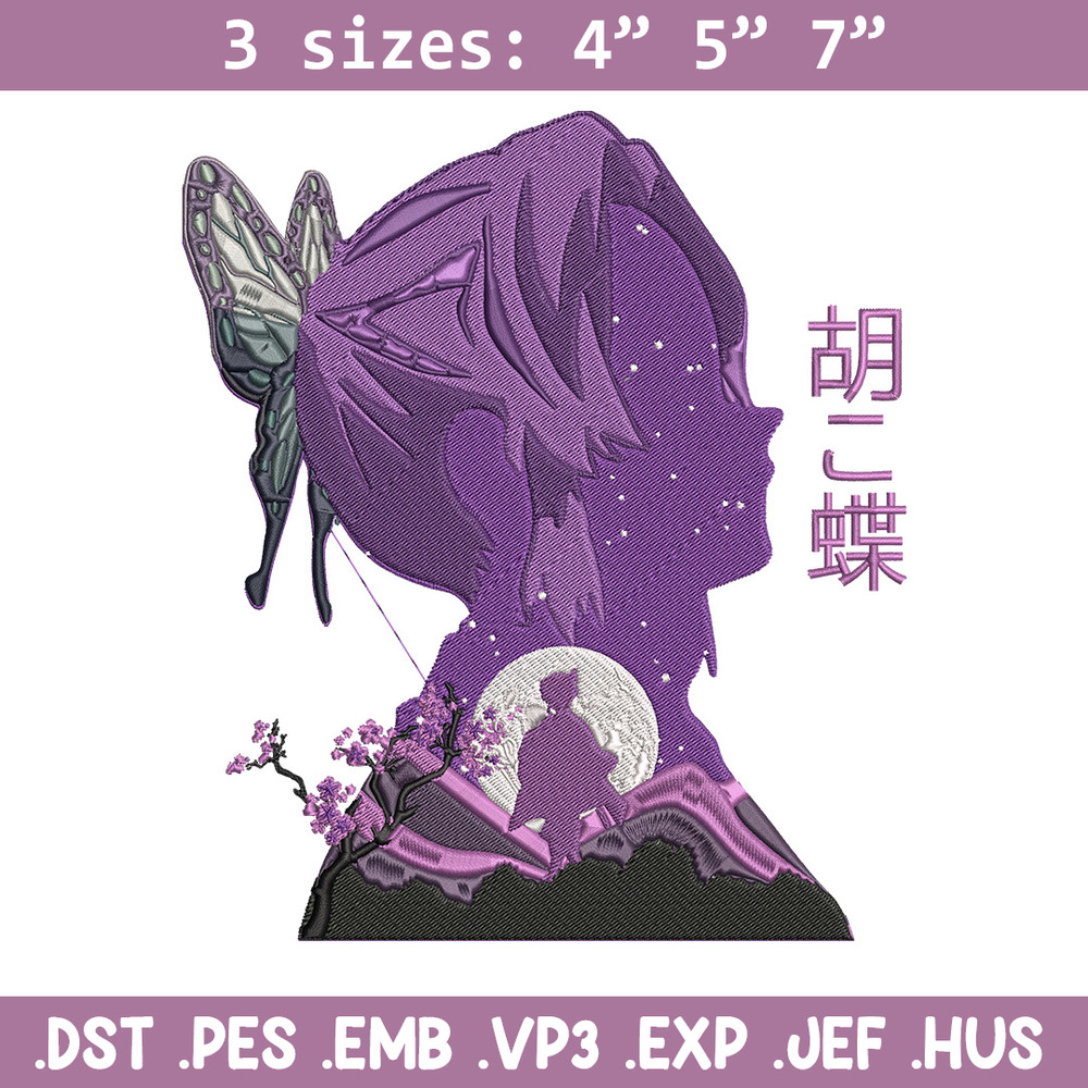 Shinobu poster Embroidery Design, Demon slayer Embroidery, Embroidery File,Anime Embroidery,Anime shirt,Digital download.jpg