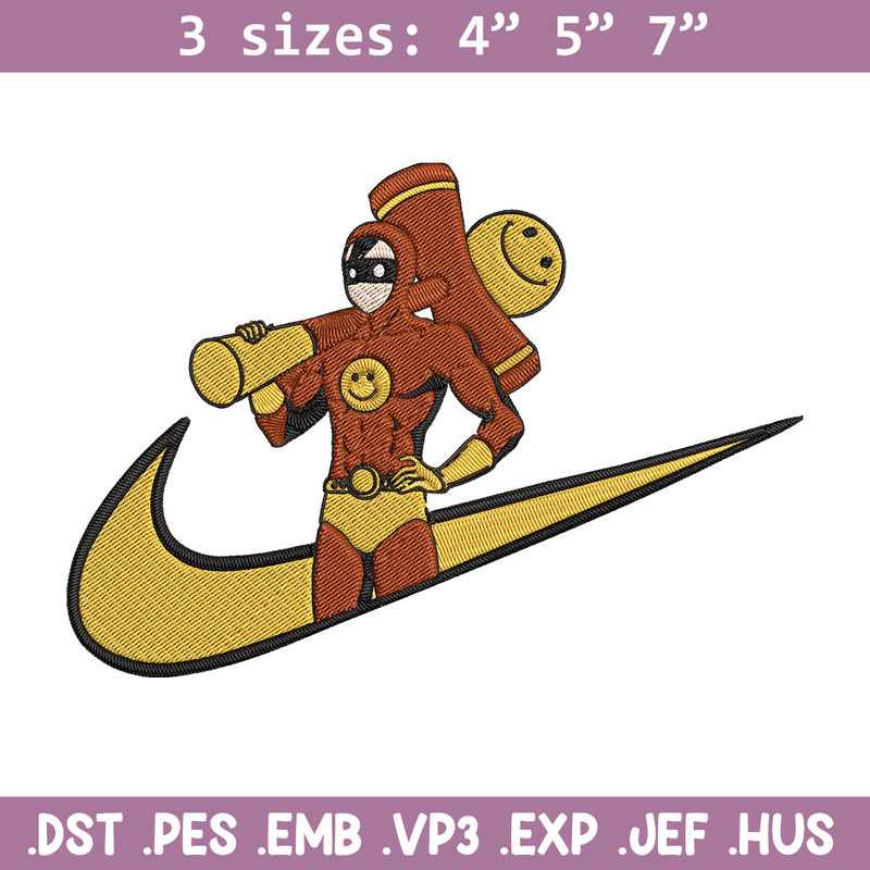 Smile Man Embroidery Design, One punch man Embroidery, Embroidery File, Nike Embroidery, Anime shirt,Digital download.jpg