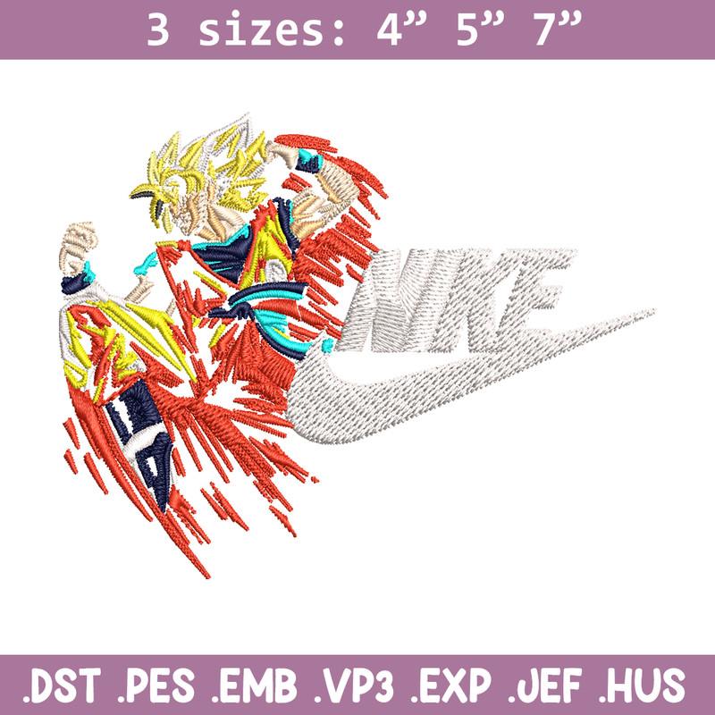 Son Goku Nike Embroidery design, Dragon ball Embroidery, Nike design, anime shirt, Embroidery file, Instant download..jpg