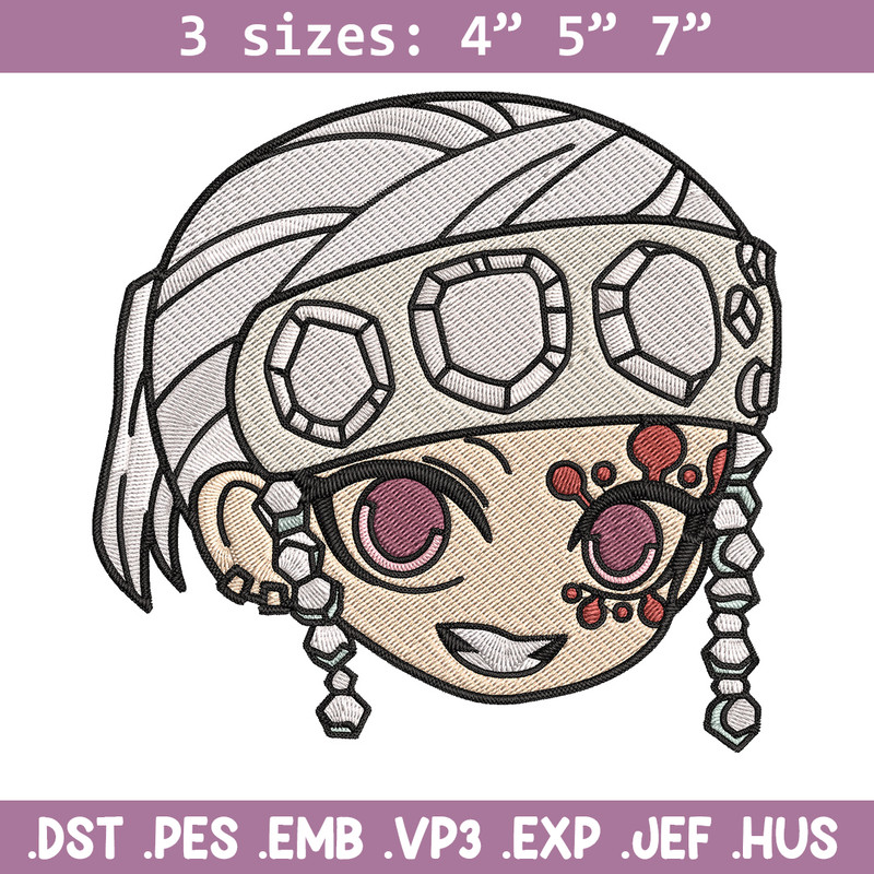Tengen sticker Embroidery Design, Demon slayer Embroidery, Embroidery File, Anime Embroidery, Digital download..jpg