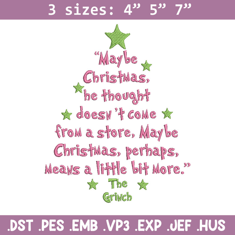 The Grinch embroidery design, Grinch embroidery, Chrismas design, Embroidery shirt,Embroidery file,Digital download.jpg