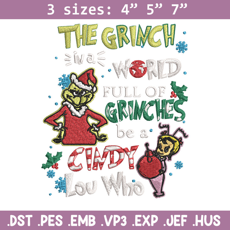 The grinch logo Embroidery design, Grinch christmas Embroidery, Grinch design, Embroidery File, Instant download.jpg