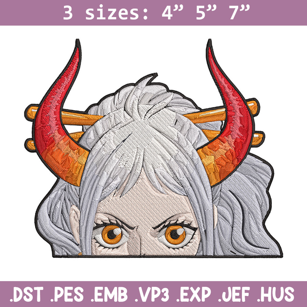 Yamato peeker Embroidery Design, One piece Embroidery, Embroidery File, Anime Embroidery,Anime shirt,Digital download.jpg