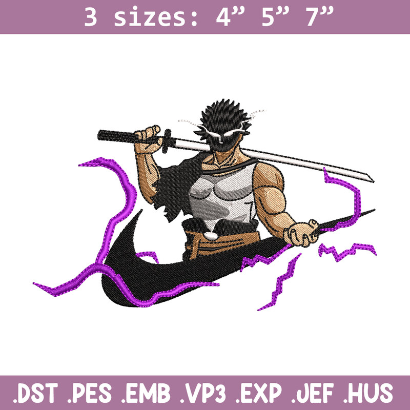 Yami Sukehiro Nike embroidery design, Black Clover embroidery, Nike design, anime design, anime shirt, Digital download.jpg