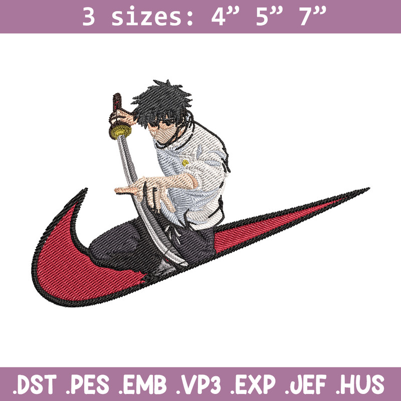 Yuuta x nike Embroidery Design, Jujutsu Embroidery, Embroidery File, Nike Embroidery, Anime shirt, Digital download.jpg