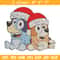 Bluey x Bingo Embroidery Design, Bluey Embroidery, Embroidery File, Chrismas Embroidery, Anime shirt, Digital download.jpg