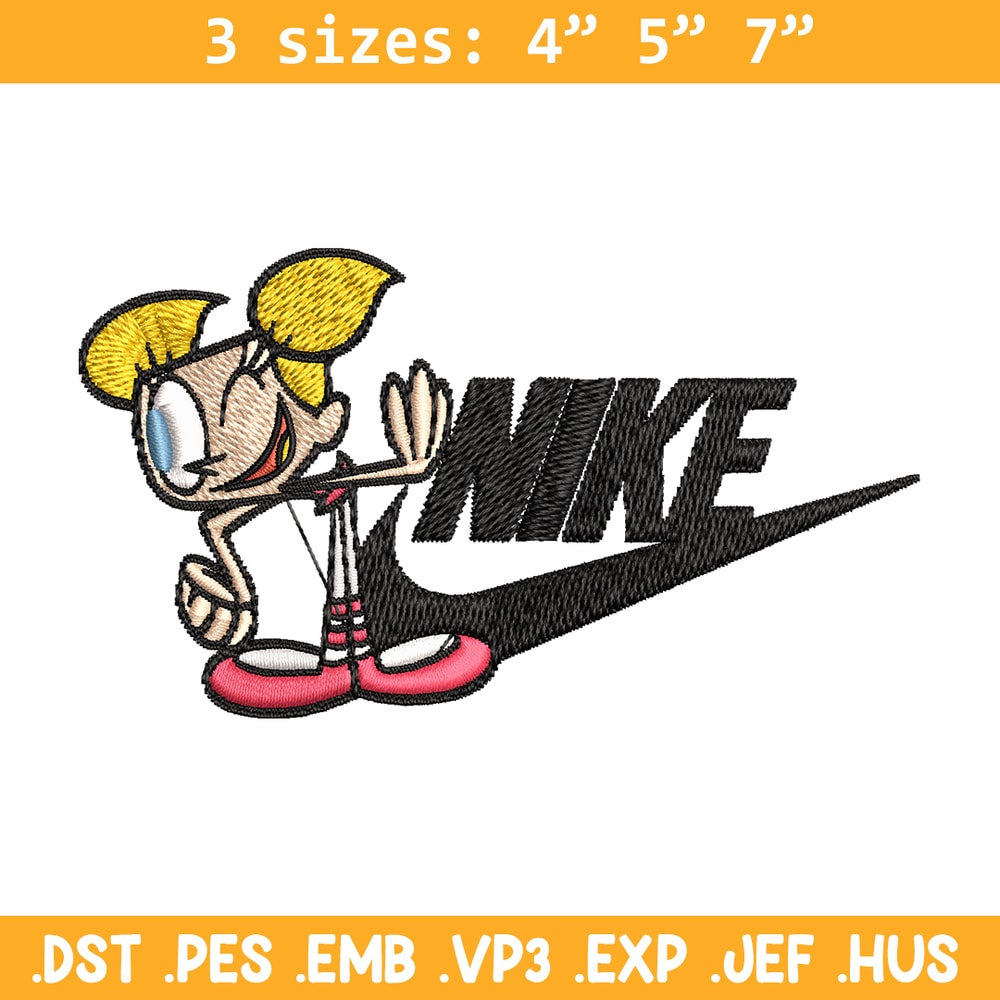 Bubbles cartoon Nike Embroidery design, Bubbles cartoon Embroidery, Nike design, Embroidery file, Instant download..jpg