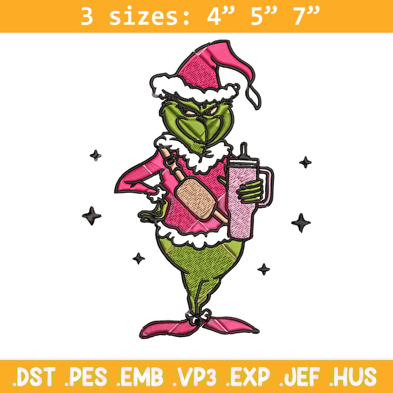 Chrismas grinch Embroidery Design, Grinch Embroidery, Embroidery File, Brand Embroidery, Logo shirt, Digital download.jpg