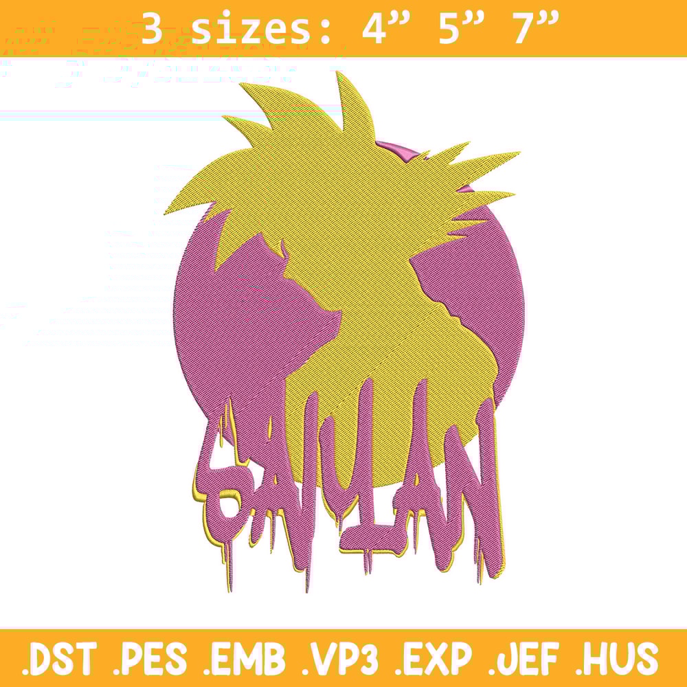 Goku circle Embroidery Design, Dragonball Embroidery, Embroidery File, Anime Embroidery, Anime shirt, Digital download..jpg