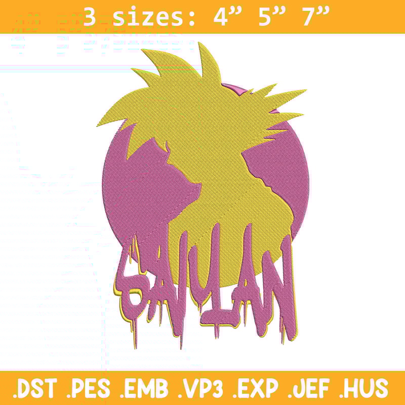 Goku circle Embroidery Design, Dragonball Embroidery, Embroidery File, Anime Embroidery, Anime shirt, Digital download..jpg