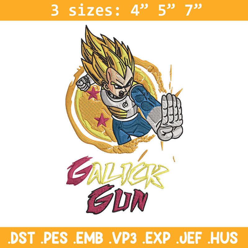 Galick gun Embroidery Design, Dragonball Embroidery, Embroidery File, Anime Embroidery, Anime shirt, Digital download..jpg