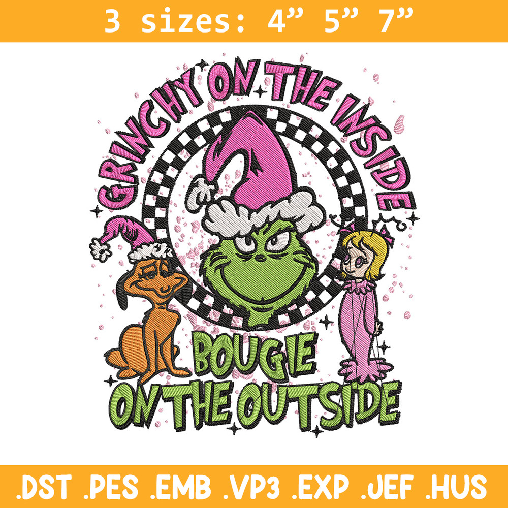 Grinch on the inside Embroidery Design, Grinch Embroidery, Embroidery File, Chrismas Embroidery, Digital download.jpg