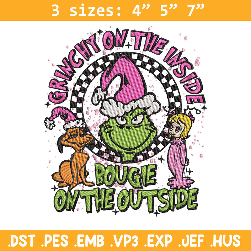 Grinch on the inside Embroidery Design, Grinch Embroidery, Embroidery File, Chrismas Embroidery, Digital download.jpg