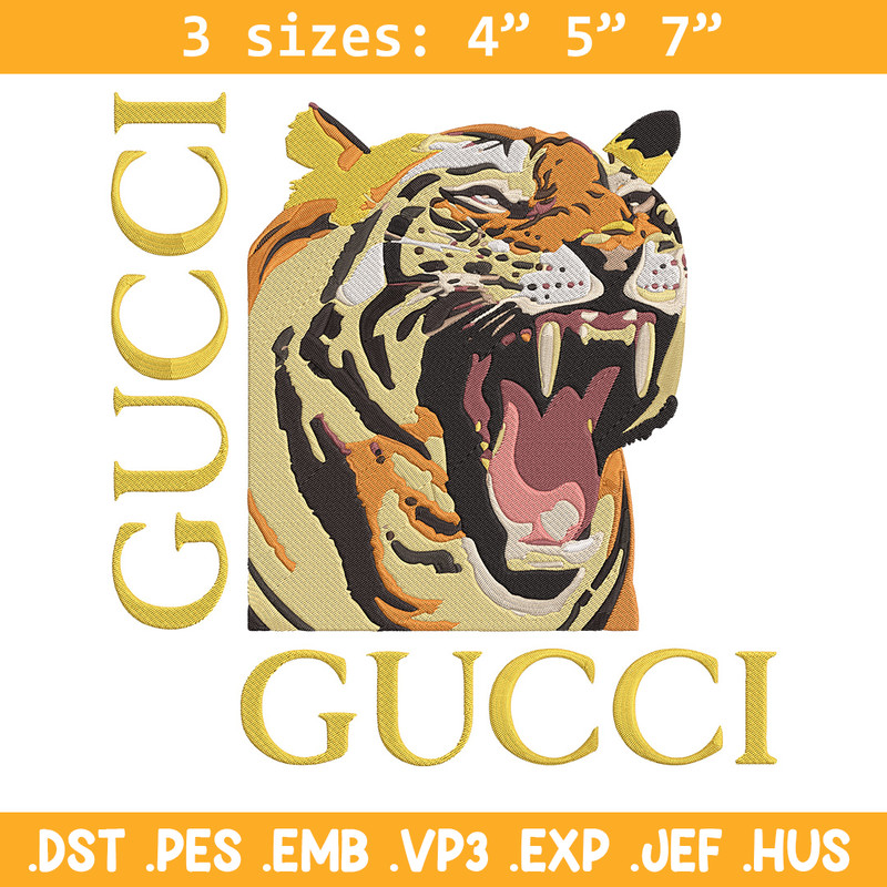 Gucci x Tiger Embroidery Design, Gucci Embroidery, Embroidery File, Anime Embroidery, Anime shirt, Digital download..jpg