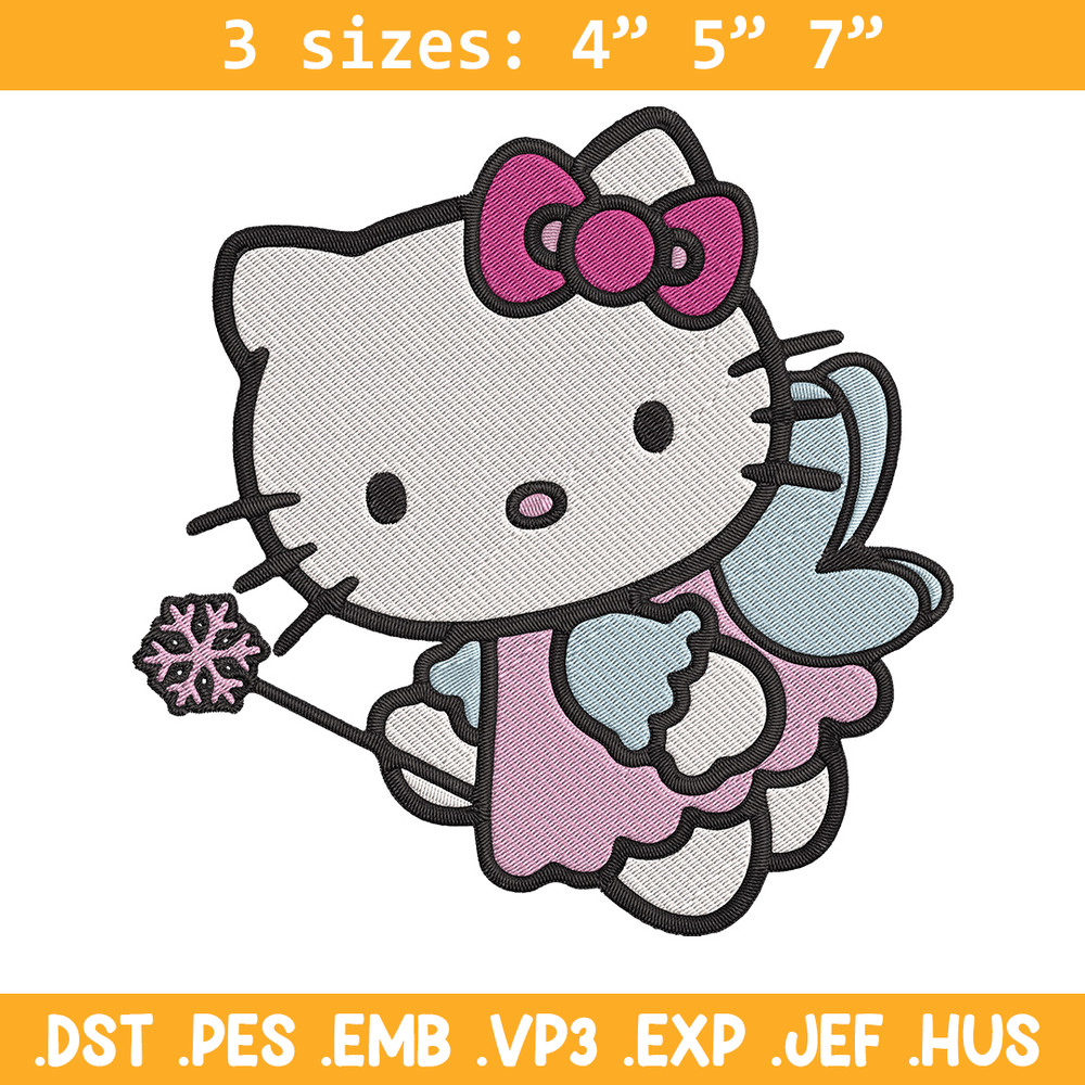 Hello kitty fairy Embroidery Design, Hello kitty Embroidery, Embroidery File, Anime Embroidery, Digital download.jpg