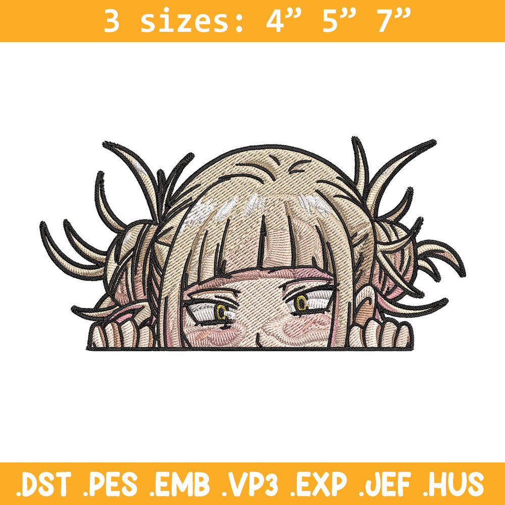 Himiko Peeker Embroidery Design, Mha Embroidery, Embroidery File, Anime Embroidery,Anime shirt, Digital download..jpg