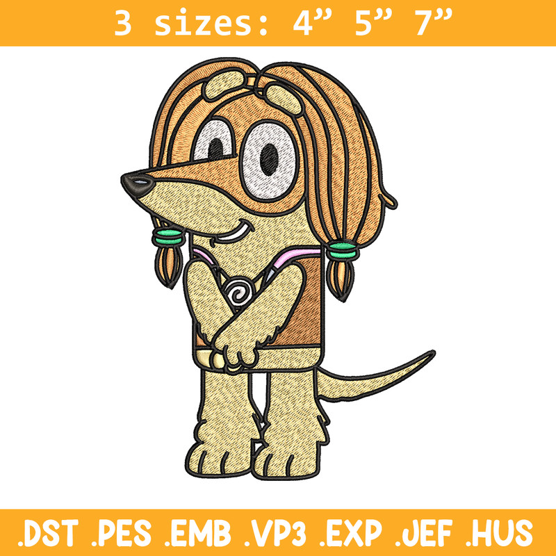 Indy Bluey Embroidery, Bluey cartoon Embroidery, Embroidery File, cartoon design, cartoon shirt, Digital download..jpg