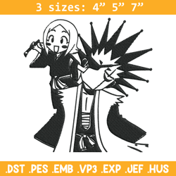 kenpachi chibi embroidery design, bleach embroidery, embroidery file, anime embroidery, anime shirt, digital download