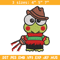 Keroppi Freddy Krueger Embroidery design, Horror Embroidery, horror design, Embroidery File, Digital download..jpg
