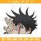 Megumi Peeker Embroidery Design, Jujutsu Embroidery, Embroidery File, Anime Embroidery, Anime shirt, Digital download.jpg