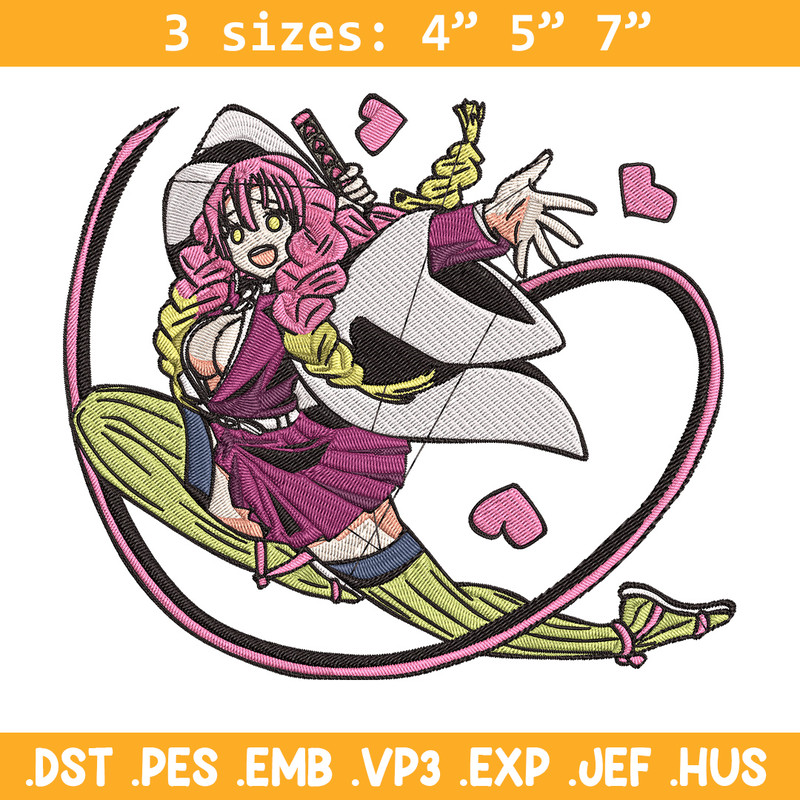 Mitsuri love Embroidery Design, Demon slayer Embroidery, Embroidery File, Anime Embroidery,Anime shirt, Digital download.jpg