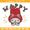My Melody happy Embroidery Design, Hello kitty Embroidery, Embroidery File, Anime Embroidery, Digital download.jpg