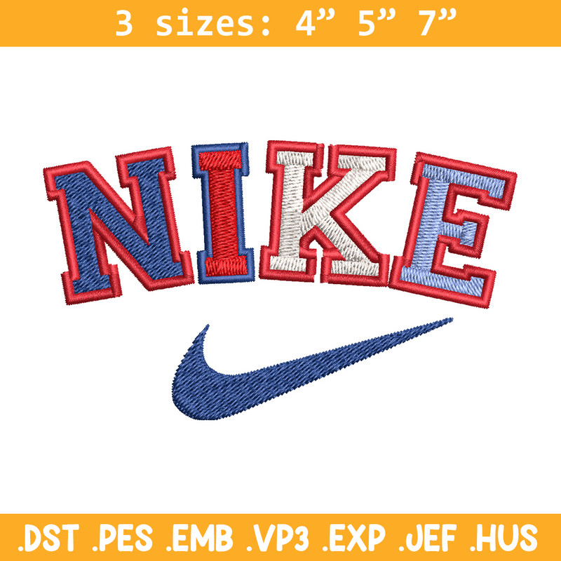 Nike color Embroidery Design, Brand Embroidery, Nike Embroidery, Embroidery File, Logo shirt, Digital download.jpg