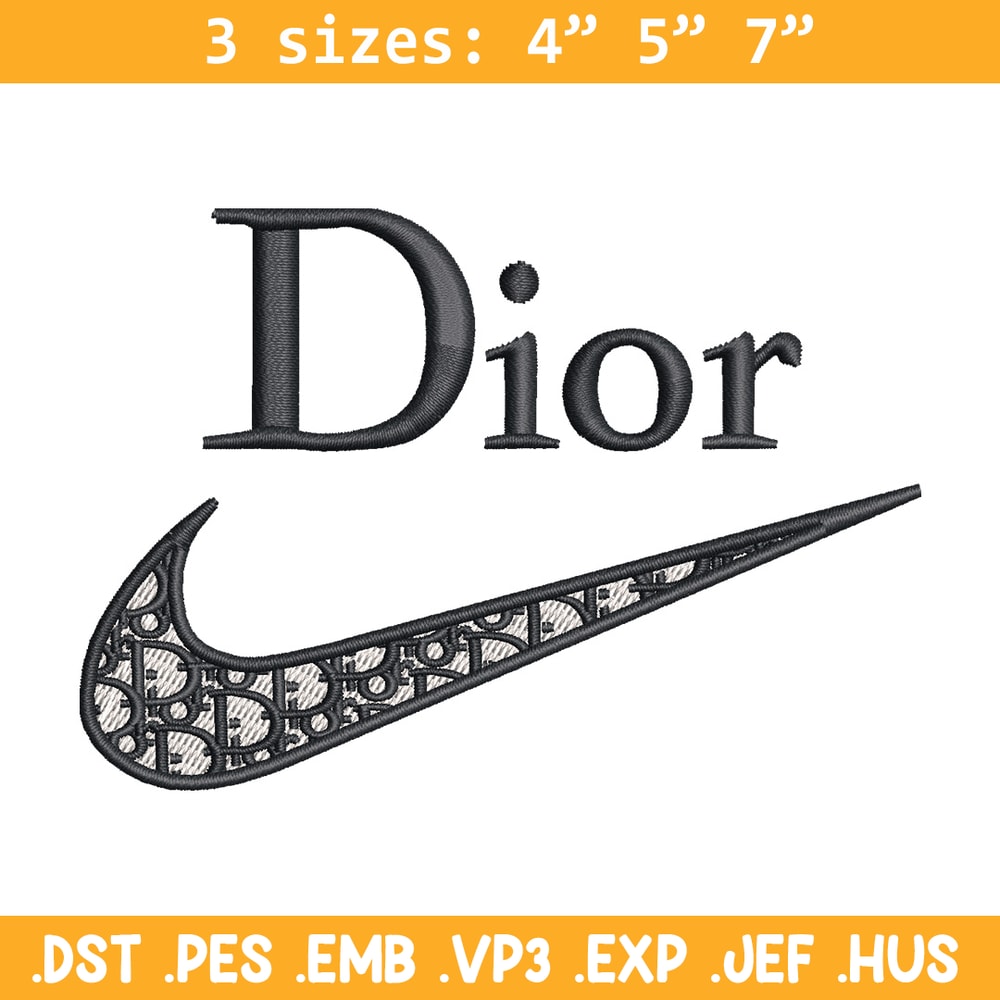 Nike dior embroidery design, Dior embroidery, Emb design, Embroidery shirt, Embroidery file, Digital download.jpg