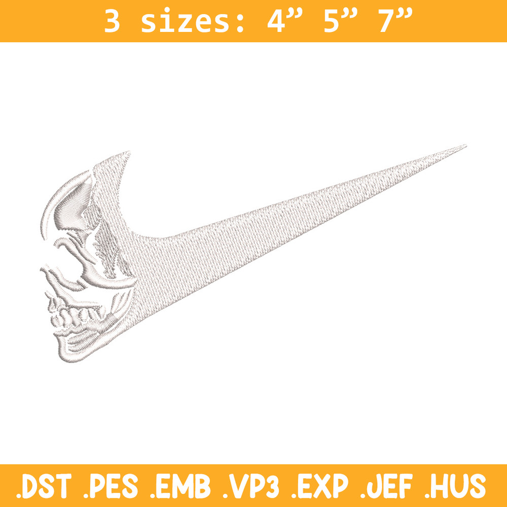 Nike horror embroidery design, Horror embroidery, Nike design, Embroidery shirt, Embroidery file, Digital download.jpg