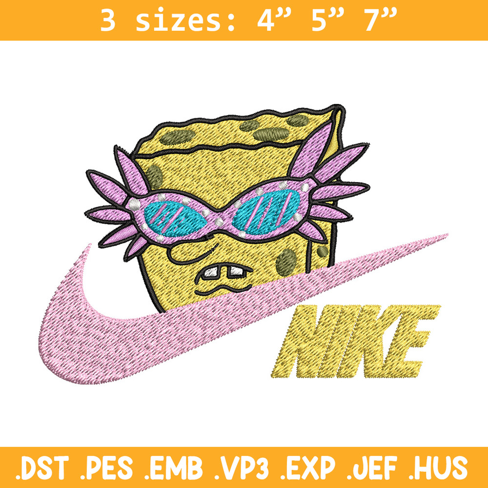 Nike spongebob Embroidery Design, Nike Embroidery, Brand Embroidery, Embroidery File, Logo shirt, Digital download.jpg