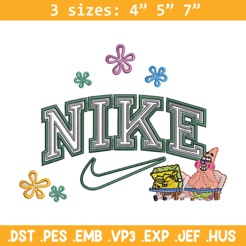 Nike spongebob embroidery design, Spongebob embroidery, Nike design, Embroidery shirt, Embroidery file,Digital download.jpg