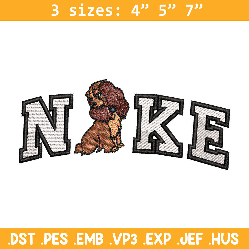 Nike x cute dog embroidery design, Dog embroidery, Nike design, Embroidery shirt, Embroidery file, Digital download.jpg