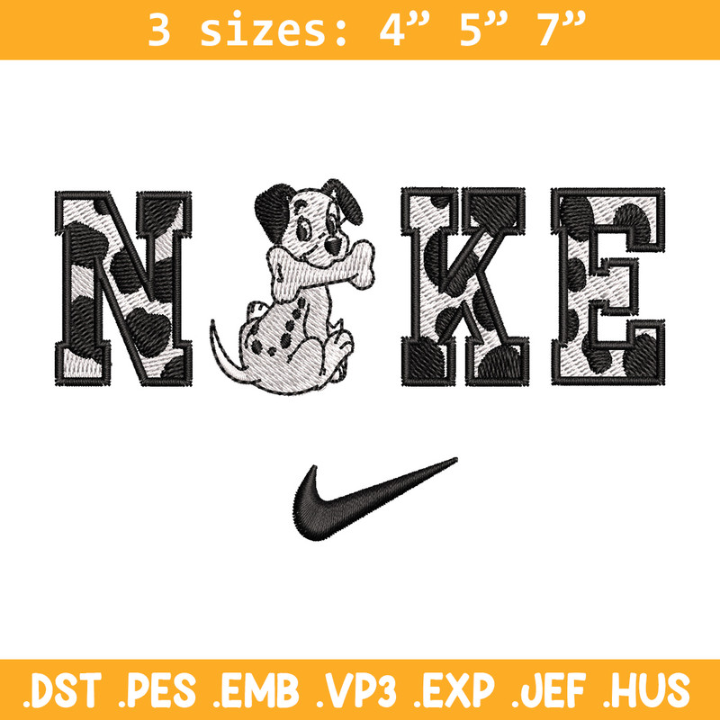 Nike x Dalmatian embroidery design, Dalmatian embroidery, Nike design,Embroidery shirt, Embroidery file,Digital download.jpg