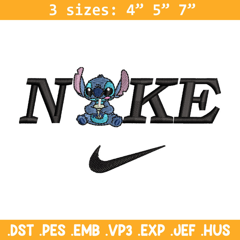 Nike x stitch embroidery design, Stitch embroidery, Nike design, Embroidery shirt, Embroidery file, Digital download.jpg