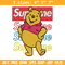 Supreme Winnie The Pooh Embroidery design, Winnie The Pooh Embroidery, cartoon design, Embroidery File, Instant download.jpg
