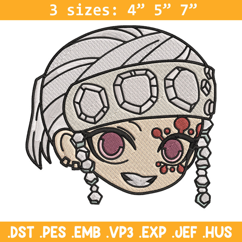 Tengen sticker Embroidery Design, Demon slayer Embroidery, Embroidery File, Anime Embroidery, Digital download..jpg