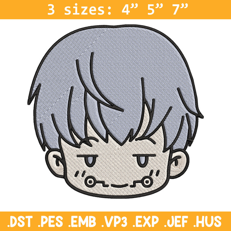 Toge chibi Embroidery Design, Jujutsu Embroidery, Embroidery File, Anime Embroidery, Anime shirt, Digital download.jpg