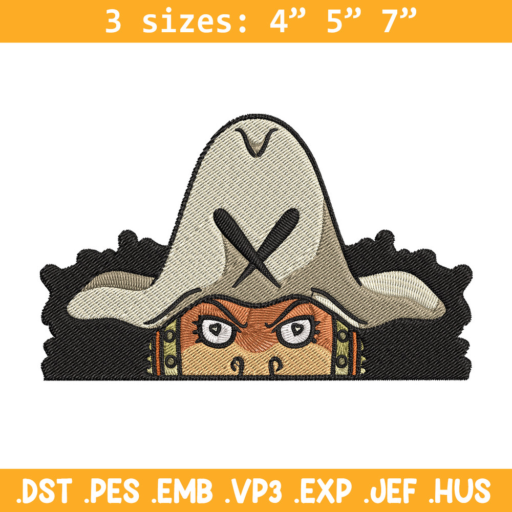 Usopp Peeker Embroidery Design, One piece Embroidery, Embroidery File, Anime Embroidery, Anime shirt, Digital download..jpg