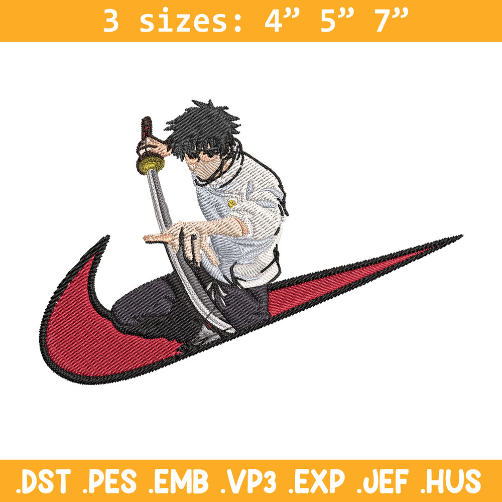 Yuuta x nike Embroidery Design, Jujutsu Embroidery, Embroidery File, Nike Embroidery, Anime shirt, Digital download.jpg