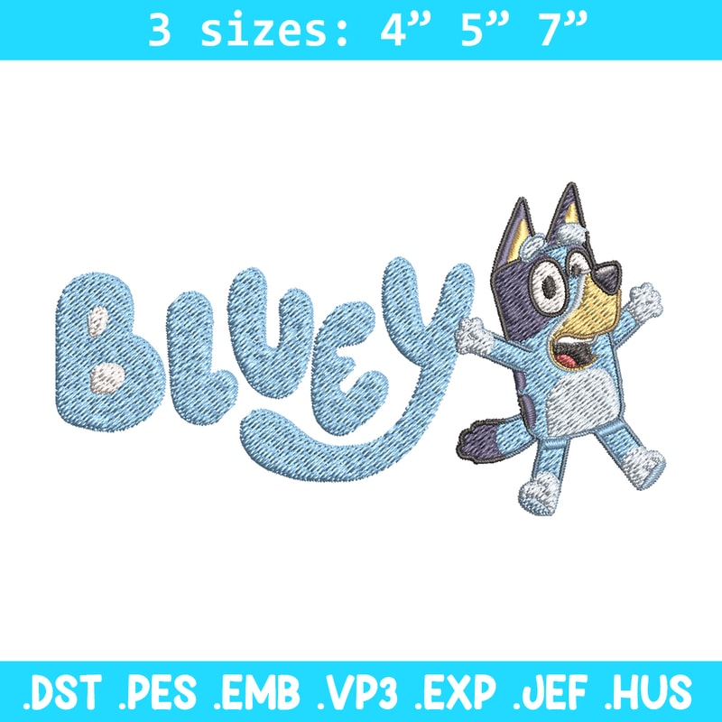 Bluey cartoon Embroidery, Bluey Cartoon Embroidery, cartoon Embroidery, Embroidery File, cartoon shirt, digital download.jpg