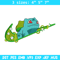 Bubasaur nike embroidery design, Pokemon embroidery, nike design, anime design, anime shirt, Digital download.jpg