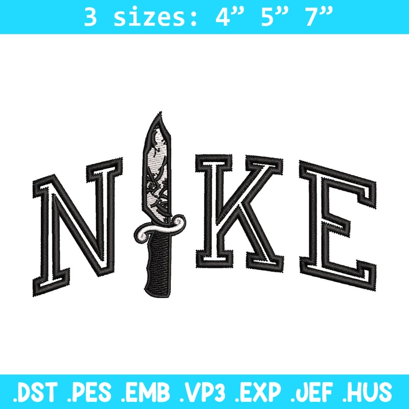 Chucky x nike embroidery design, Horror embroidery, Nike design, Embroidery shirt, Embroidery file, Digital download.jpg