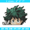 Deku Peek Embroidery Design, Mha Embroidery, Embroidery File, Anime Embroidery, Anime shirt, Digital download.jpg