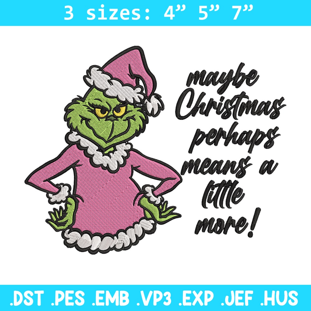 Grinch chrismas Embroidery Design, Grinch Embroidery, Embroidery File, Chrismas Embroidery, Anime shirt,Digital download.jpg