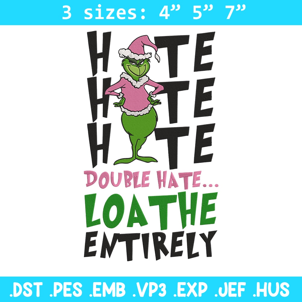 Grinchmas Embroidery Design, Grinch Embroidery, Embroidery File, Chrismas Embroidery, Anime shirt,Digital download..jpg