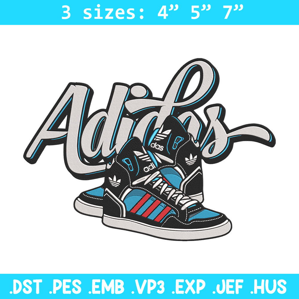 Adidas logo Embroidery Design, Rugrats Embroidery, Embroidery File, Anime Embroidery, Adidas shirt, Digital download.jpg